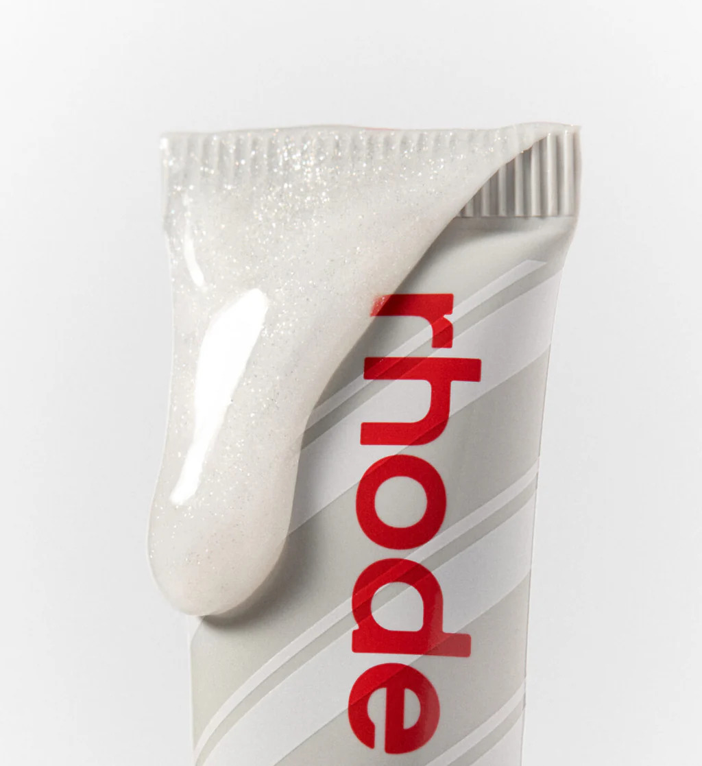 Лімітований ТІНТ-НОВИНКА для вуст М'ятна Глазур RHODE Peppermint Glaze Shimmery Clear Gloss Peptide Lip Tint Limited Edition Scent
